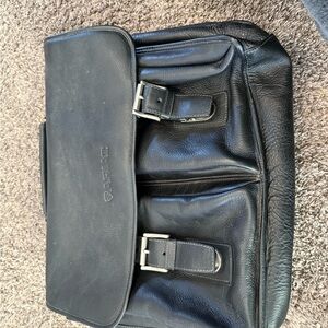 Arait Ellington Leather Laptop Black Bag NWT